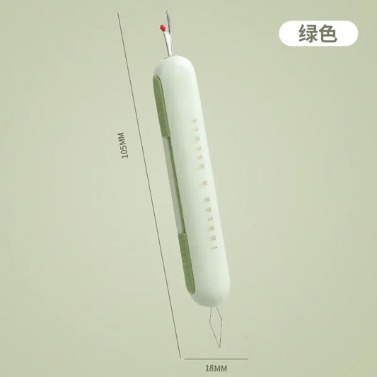 2 in 1 Needle-Threaders with Seam Ripper Threading Seam Remover Seam Ripper Tool for Sewing Crafting Cross-Stitch Accesorios